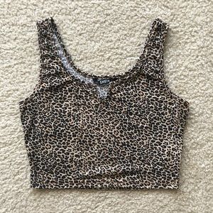 SHEIN leopard print tank top